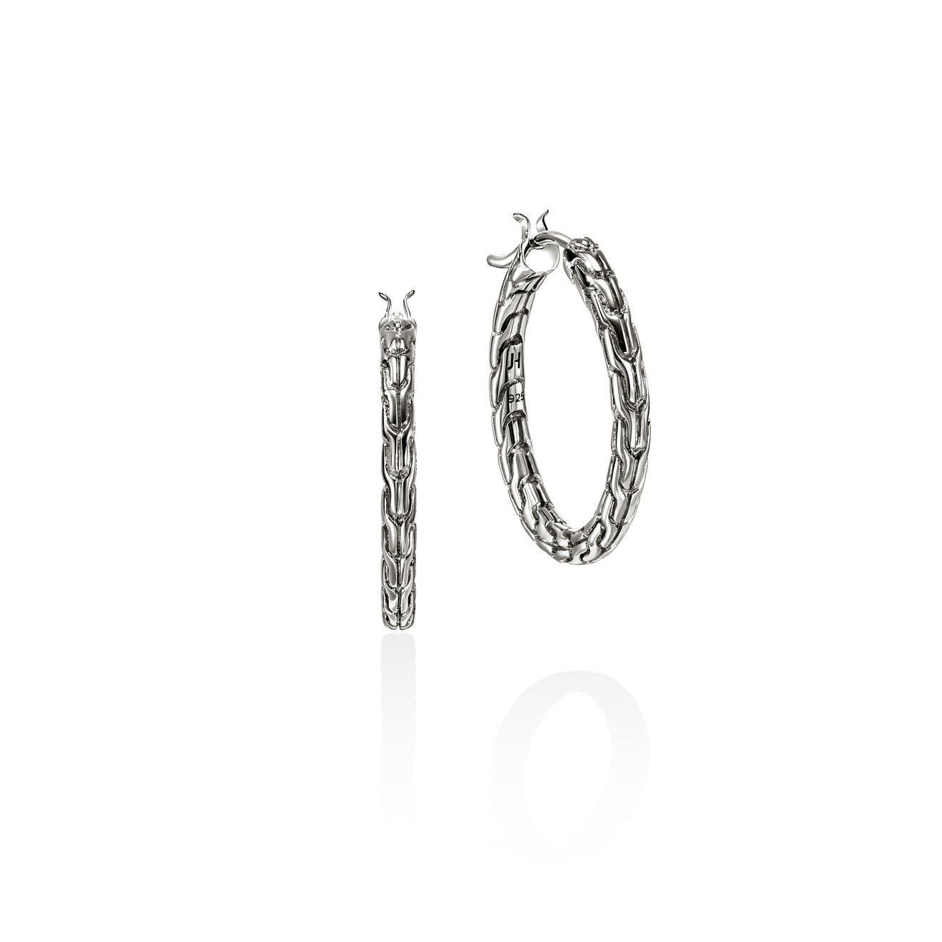 Essentials Silver 22mm Hoop Earrings by John Hardy