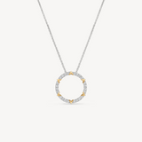 18K White Gold & Yellow Gold Copley 0.49cttw VS GH Pave Diamond Pendant by Hearts on Fire