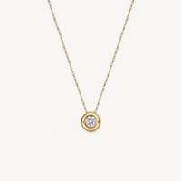 18K Yellow Gold Dream 0.21ct VS GH Solitaire Pendant by Hearts on Fire