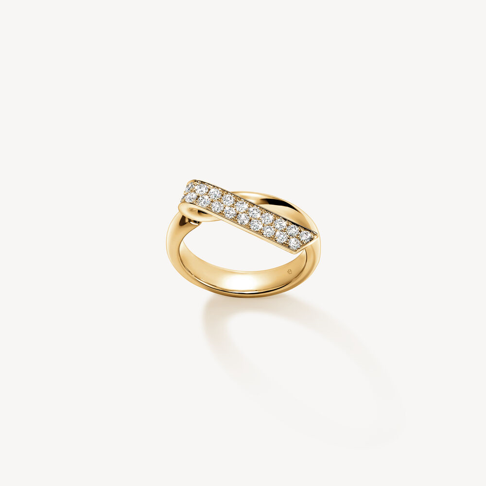 18K Yellow Gold 0.47cttw VS GH Inside/Outside Diamond Flip Ring by Hearts on Fire