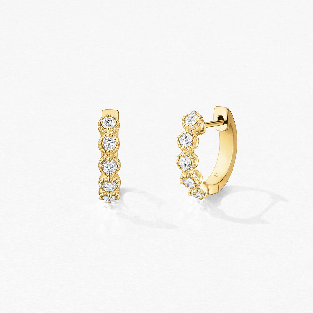 Hearts on Fire Diamond Huggie Earrings