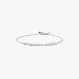 18K White Gold 0.41cttw VS-SI GH Aerial Dewdrop Bracelet by HOF