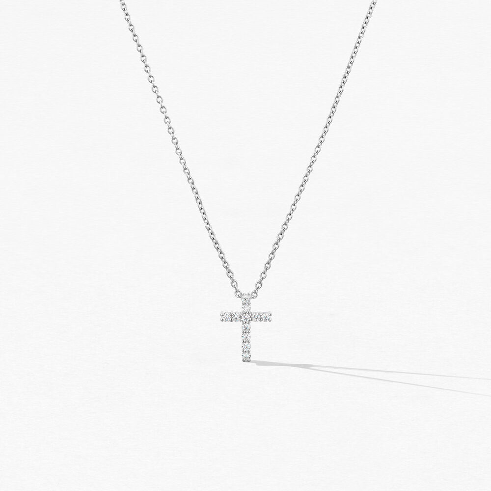 18KW Whimsical Large Cross 0.65cttw VS-SI I-J by Hearts on Fire