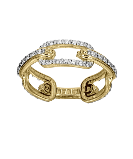 14K Yellow Gold 0.42cttw Diamond Ring By Vahan