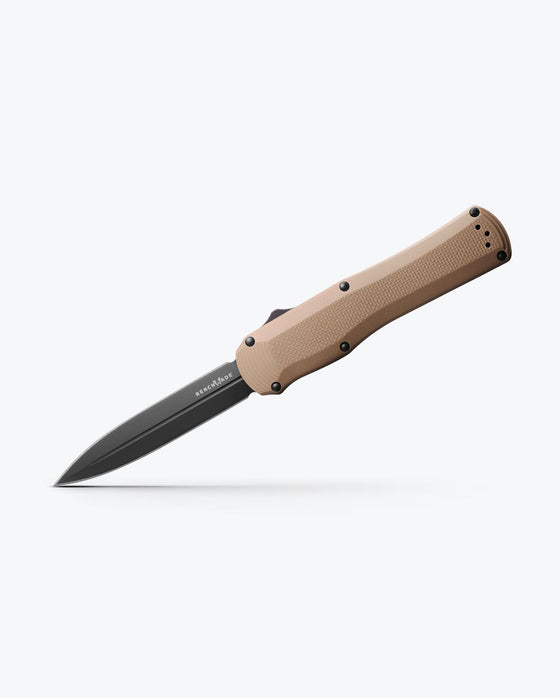 Autocrat, Finish Black Blade Steel: CPM-S30V (58-60) Handle Coyote Brown by Benchmade