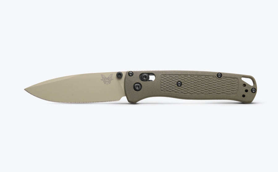 Bugout Dark Olive Grivory Knife by Benchmade