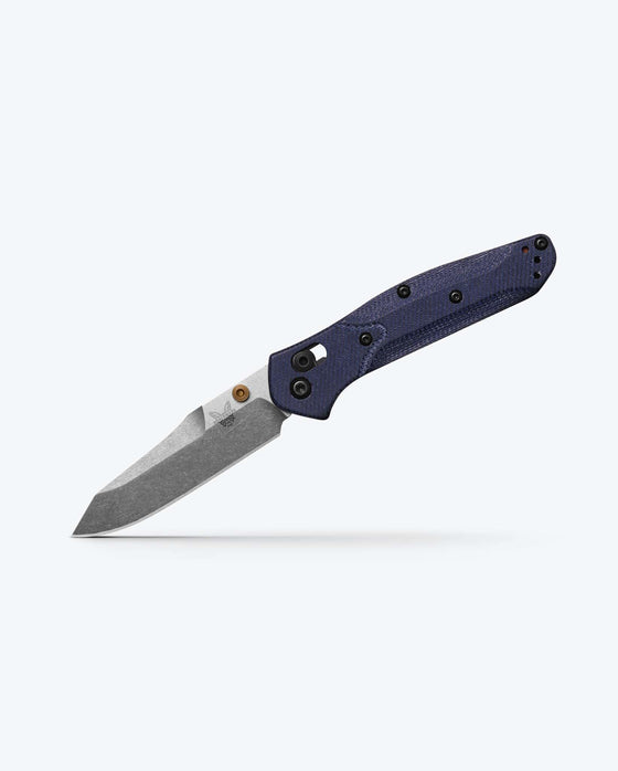 Mini Osborne Denim Micarta Knife by Benchmade