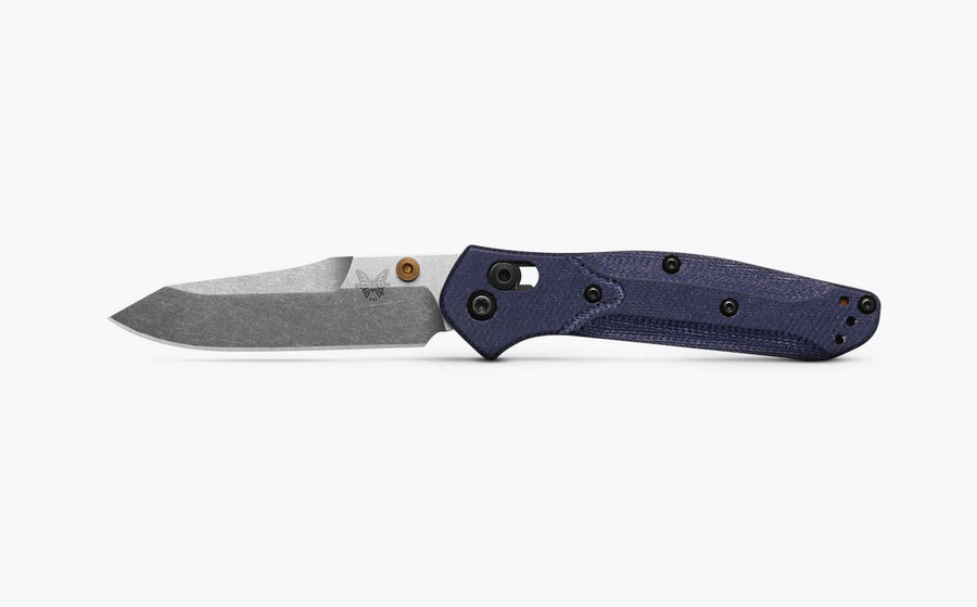 Mini Osborne Denim Micarta Knife by Benchmade