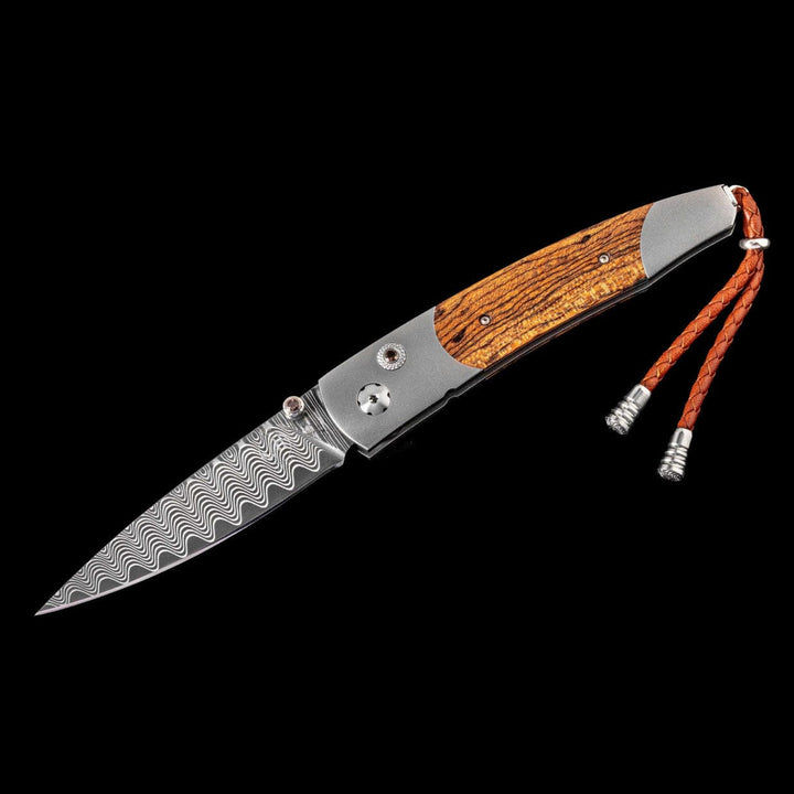 Refresh, Titanium Pocket Knife Inlaid with Bocote Wood by William Henry 2310-0360 029/100