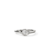 JH Lovestruck Silver Ring with 0.75ct LAB GROWN Diamond Sz 7 by John Hardy