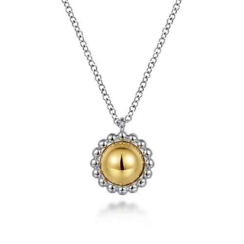 Two-Tone Circular Bujukan Necklace