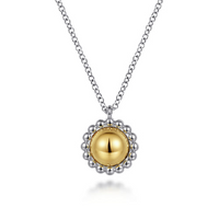 Two-Tone Circular Bujukan Necklace