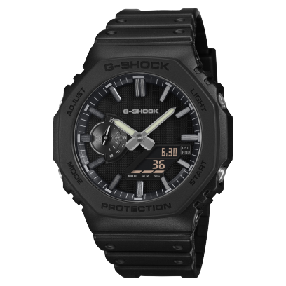 Black Watch with Metallic Hour Markers & Black Band by G-Shock