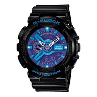 Black Watch with Blue & Purple Accents by G-Shock