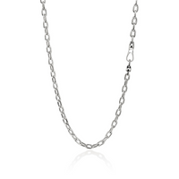 Chains Oval Silver 5mm Link Necklace Sz 22 by John Hardy