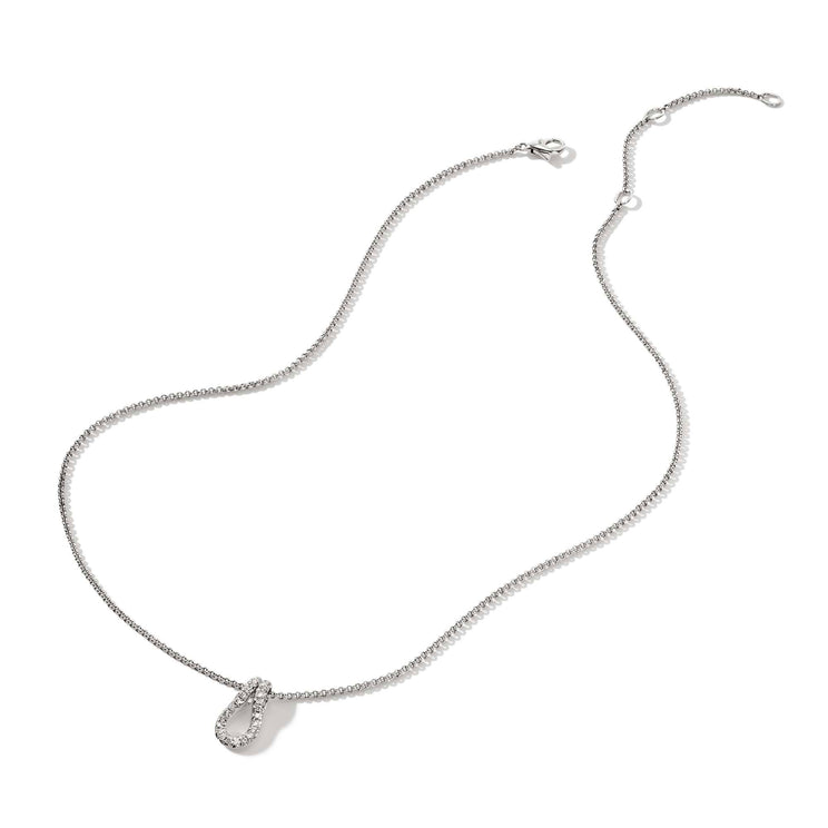 Surf Diamond Link Necklace by John Hardy