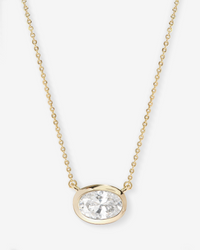 She's A Boss 18K Yellow Gold Plated Simulated Diamond Pendant Necklace