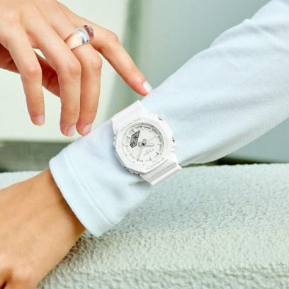 The Classic White Slim Watch by G-Shock