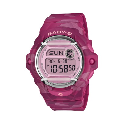 Pink Camouflage Baby G-Shock Watch