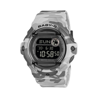 Grey Camouflage Baby G-Shock Watch