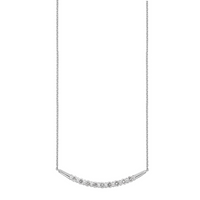 14K White Gold 0.75cttw SI H-I Diamond Necklace