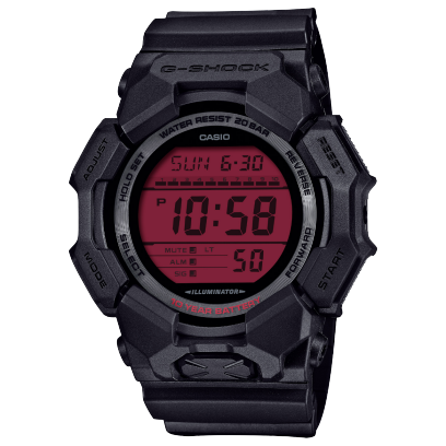 Black Watch with Red Dial by G-Shock