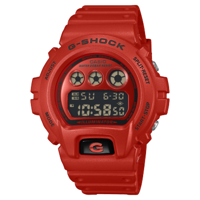 Vivd Red Watch with Black Accents by G-Shock