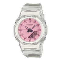 Clear Watch with Pink Dial by G-Shock