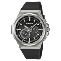 Silver Bezel, Black Band, & Black Dial Watch by G-Shock