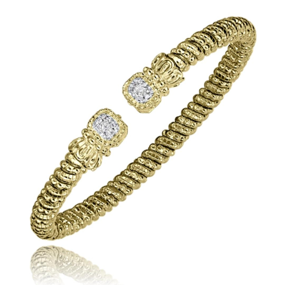 Yellow Gold Diamond Cuff Bracelet by VAHAN