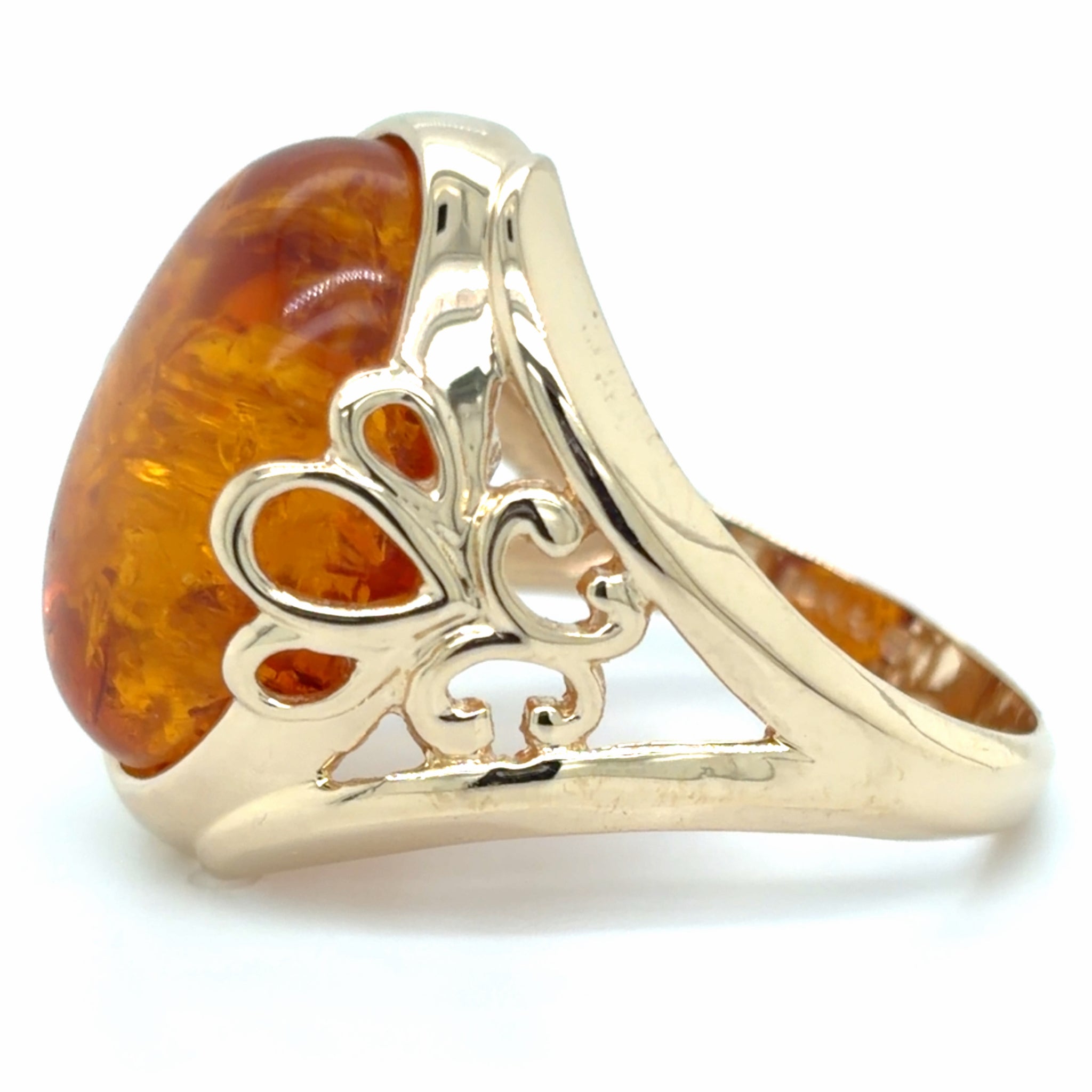 Estate Amber Statement Ring