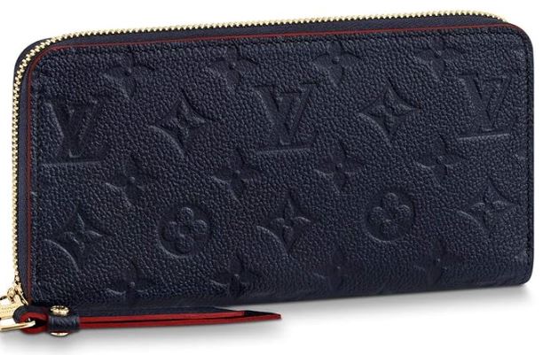 PREOWNED Louis Vuitton Monogram Empreinte Zippy Wallet