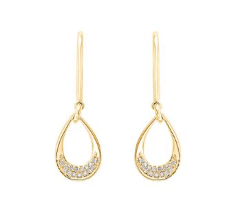 Diamond Dangle Earrings