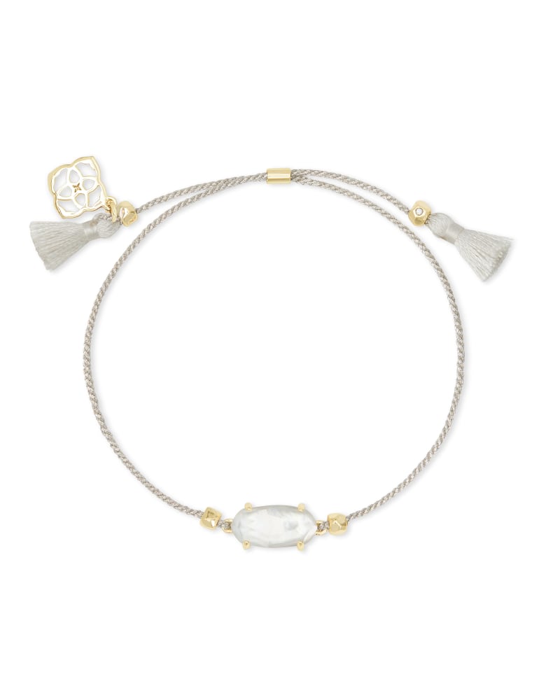 Everlyne Silver Cord Friendship Bracelet in Ivory Mother of Pearl by Kendra Scott