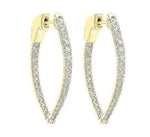 Diamond Hoop Earrings