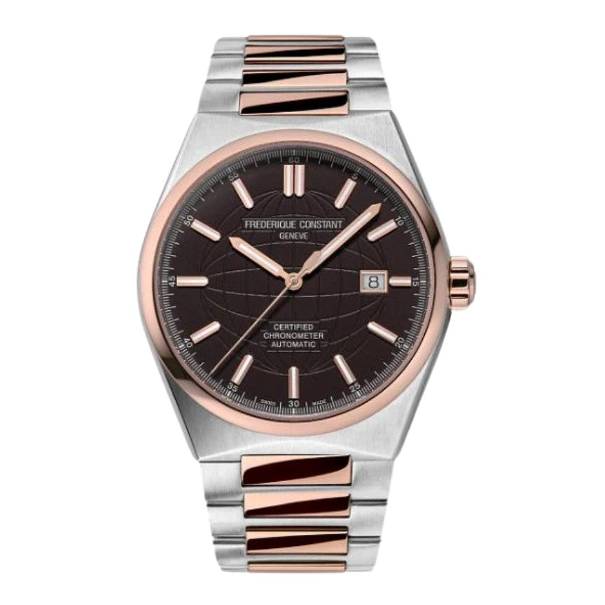 Highlife Automatic COSC Rose-Gold Tone & Stainless Steel Watch by Frederique Constant