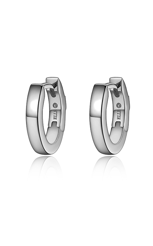 Sterling Silver Hoop Earrings by ELLE