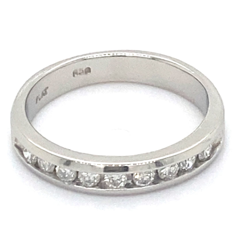 Estate Platinum Diamond Band