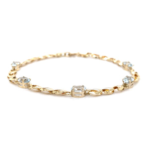 Estate Aquamarine Bracelet