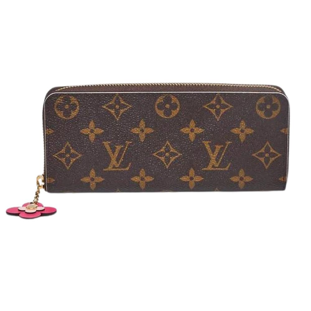 PREOWNED Louis Vuitton Monogram Clemence Wallet (Blooming Flowers Limited Edition)