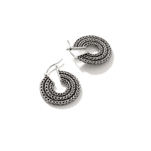 Classic Rata Chain Hoop Earrings by John Hardy