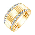 14K Yellow Gold 0.63cttw Diamond Ring