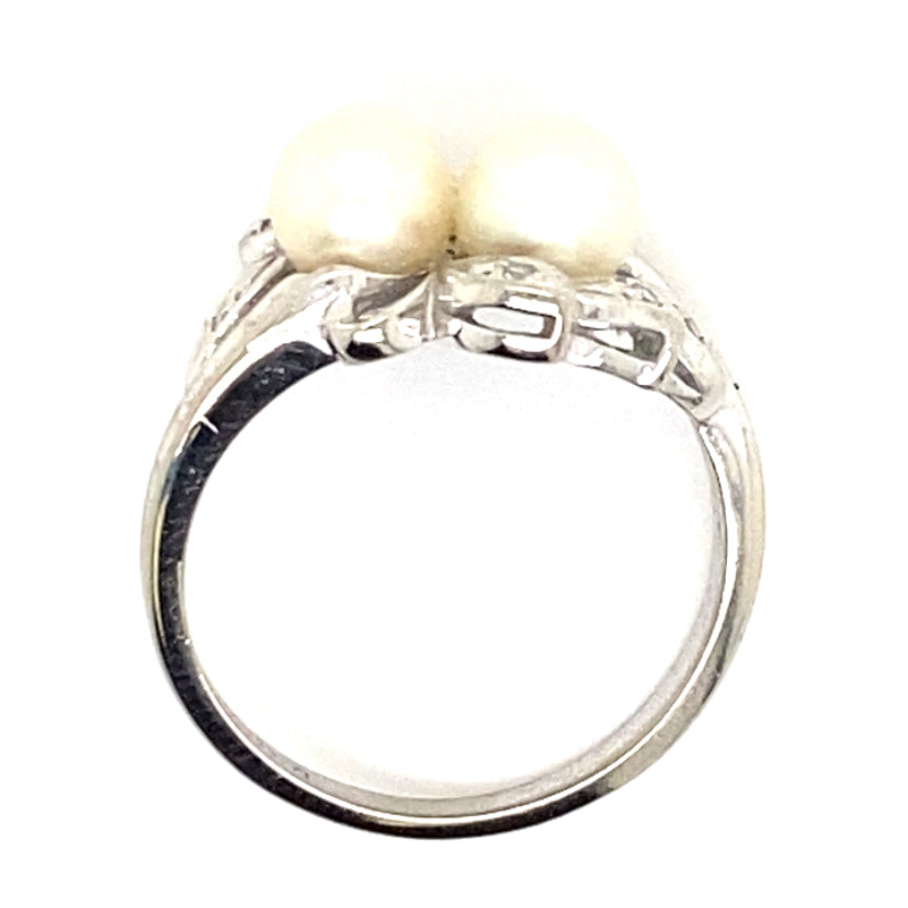 Estate Cultured Pearl Ring