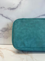 Teal Travel Jewelry Bag