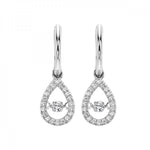 Diamond Rhythm of Love Dangle Earrings