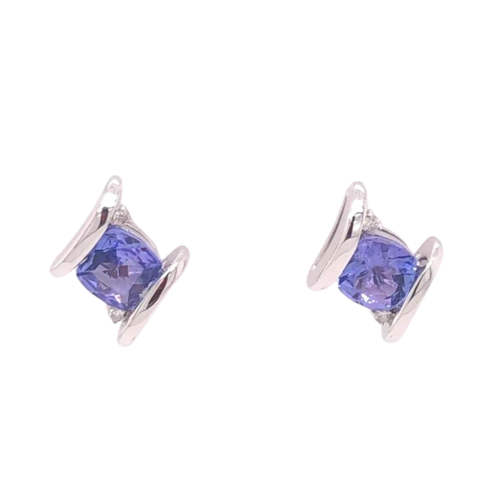 Tanzanite Stud Earrings