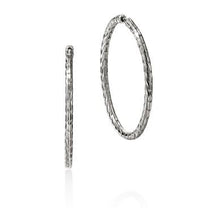 Essentials Silver 39mm Hoop Earrings by John Hardy