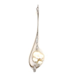 Estate Art Nouveau Baroque Pearl Pendant