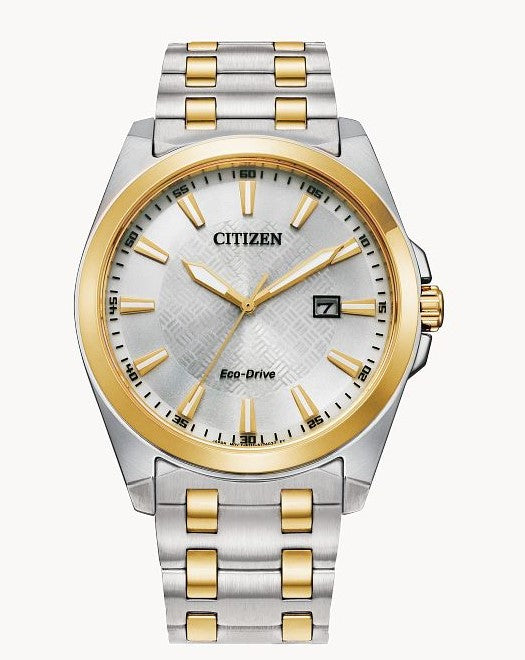 Peyton Eco-Drive Stainless Two Tone Watch by Citizen