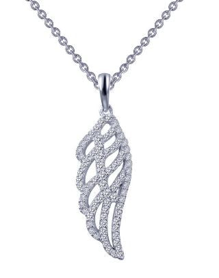 Sterling Silver Angel Wing Pendant by Lafonn